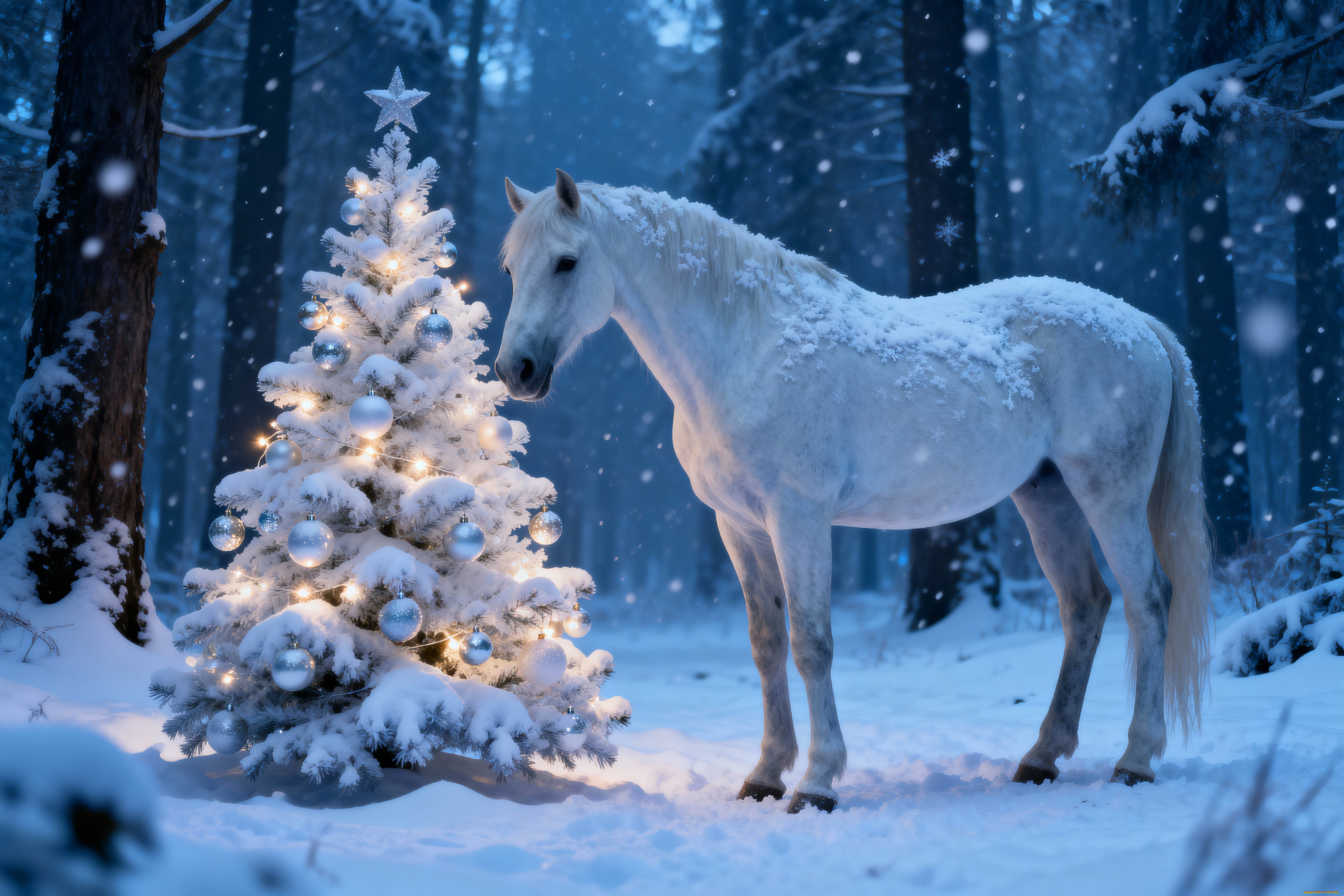 праздничные, -, разное, , новый, год, лошадь, новый, год