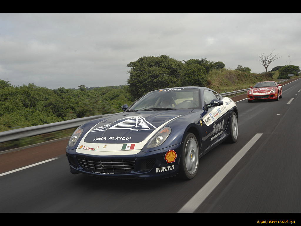 2006, ferrari, 599, автомобили