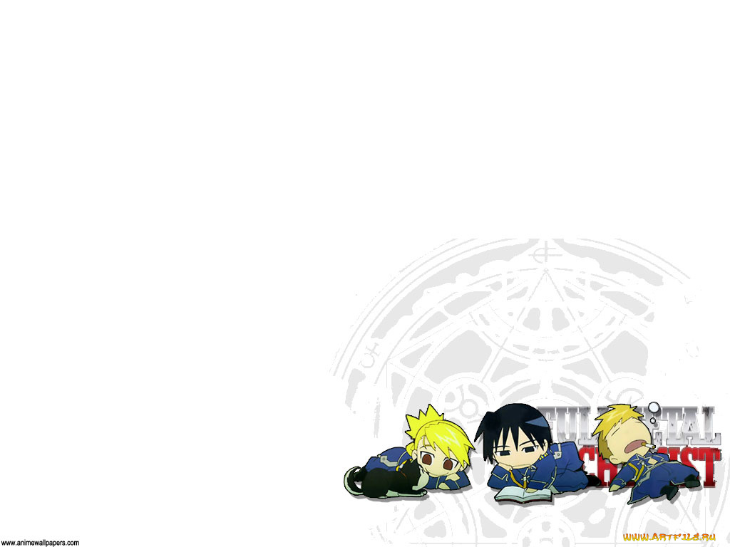 аниме, fullmetal, alchemist