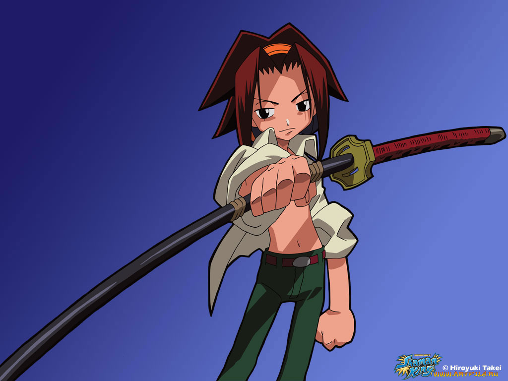 аниме, shaman, king