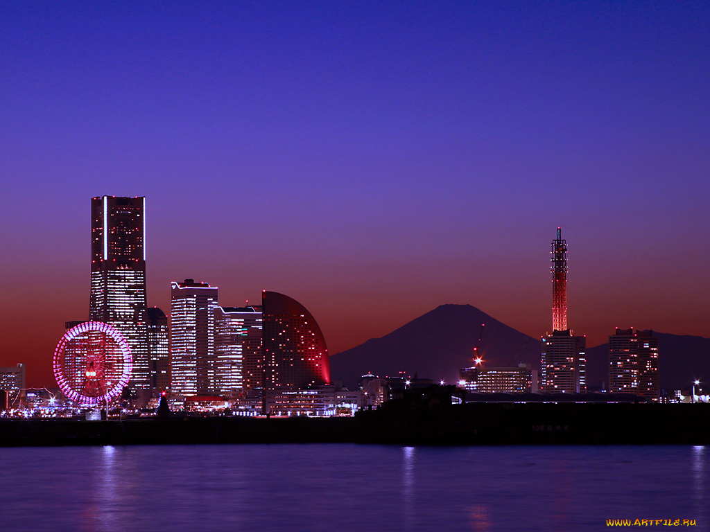 города, йокогама, Япония