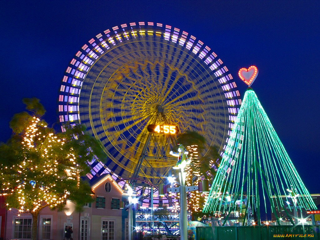 города, йокогама, Япония