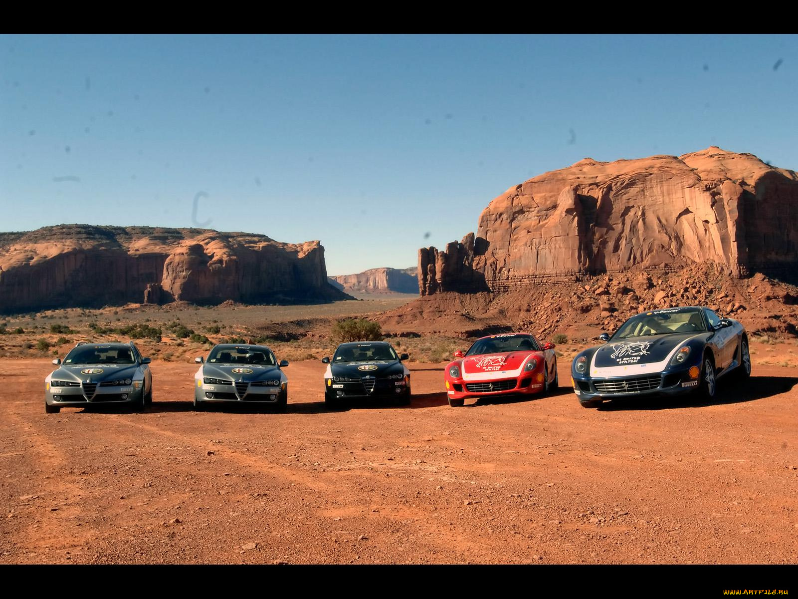 автомобили, разные, вместе