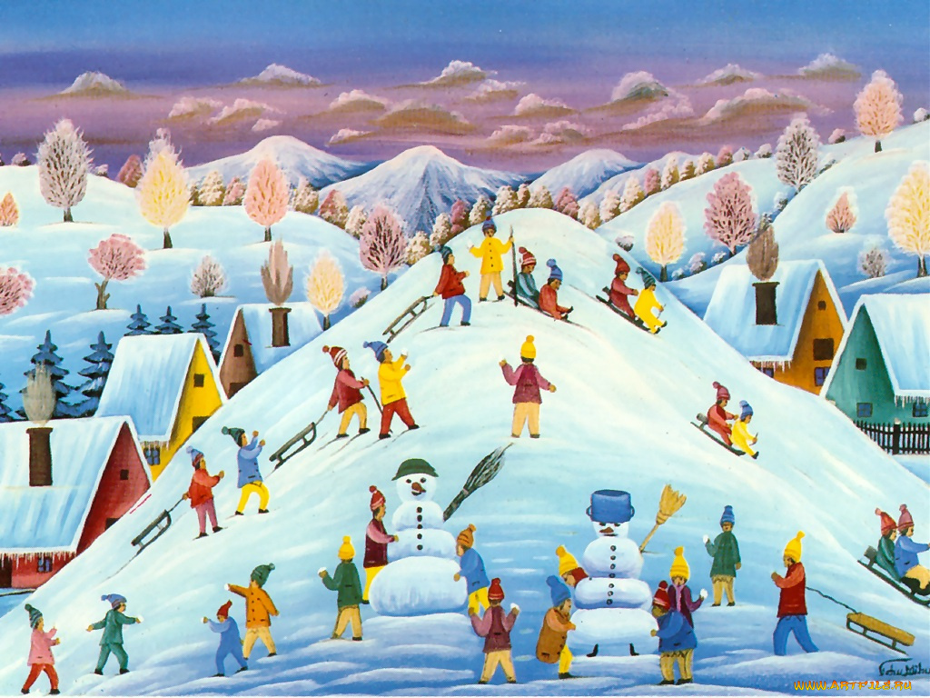 рисованные, дети