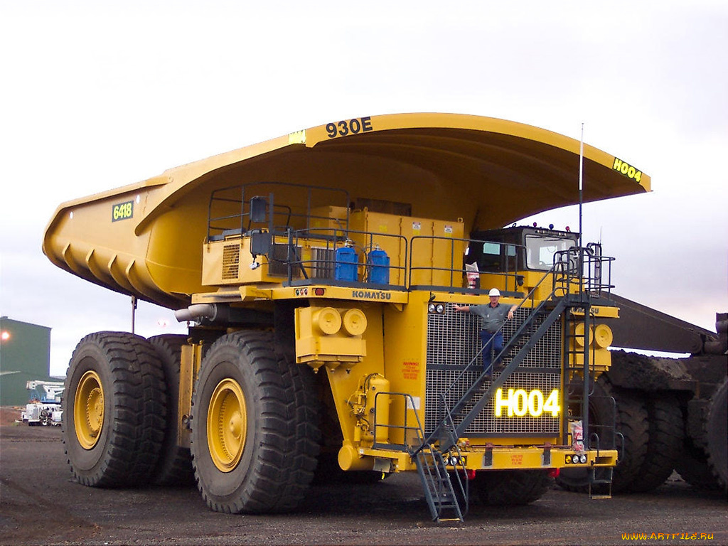 komatsu, 930e, техника, строительная