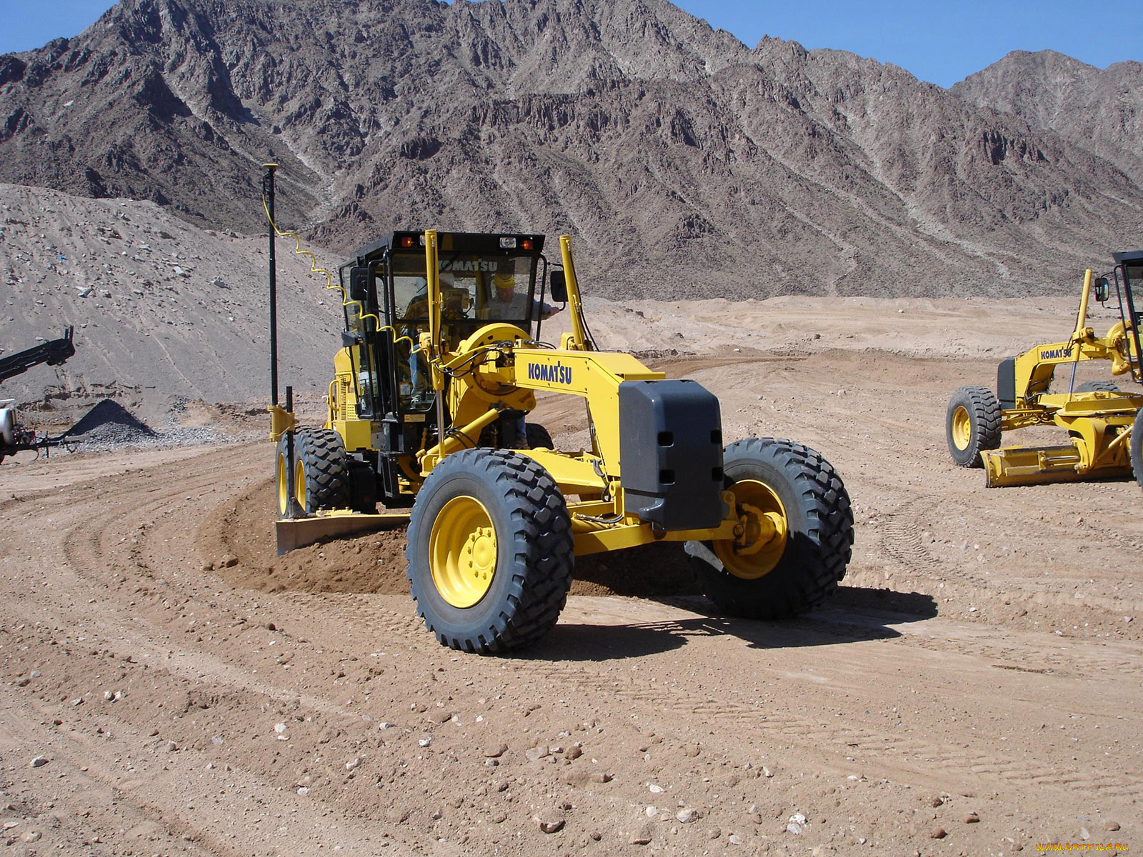 komatsu, gd655, техника, строительная