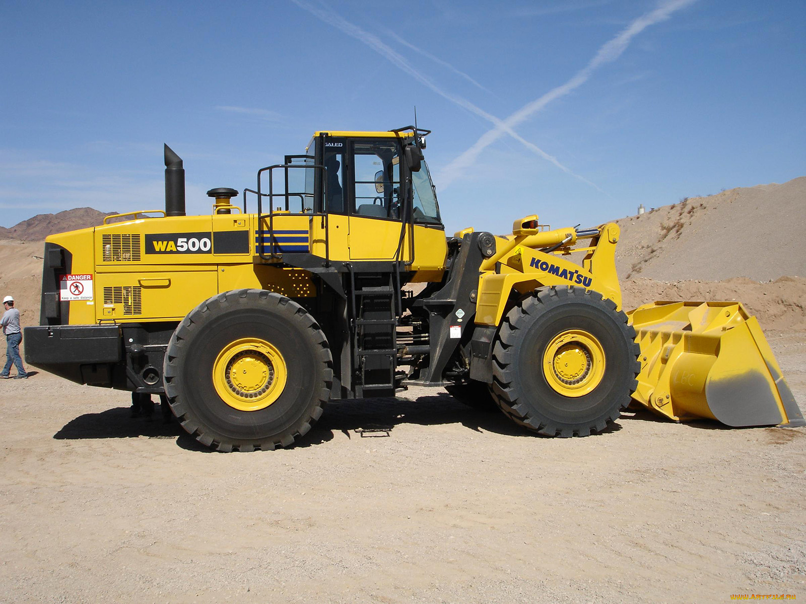 komatsu, wa500, техника, строительная