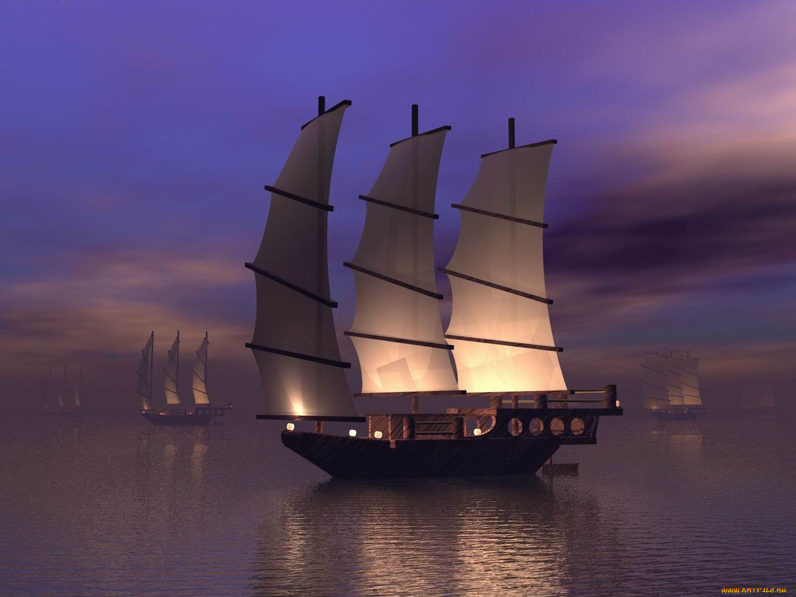 корабли, 3d