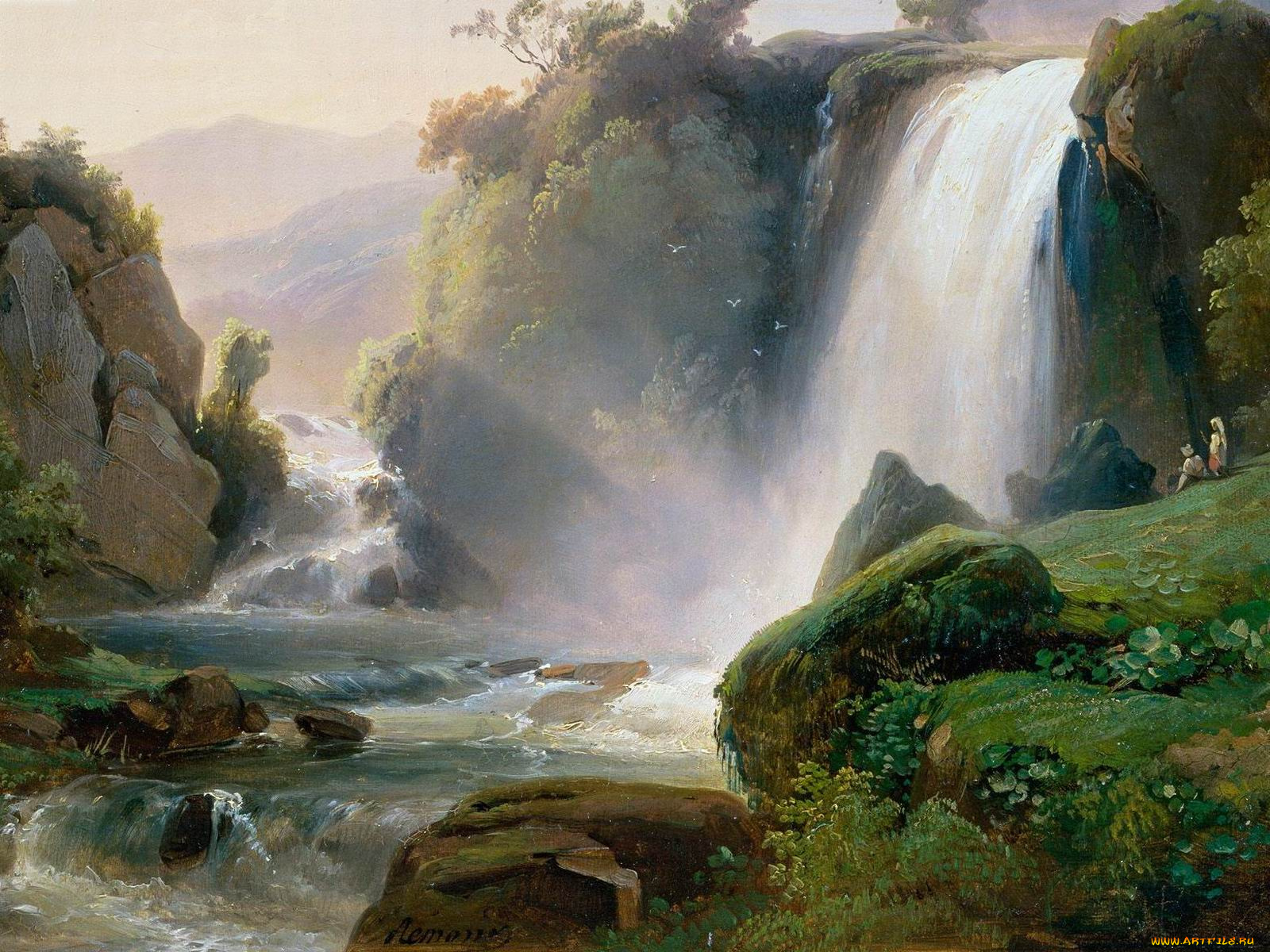 рисованные, природа