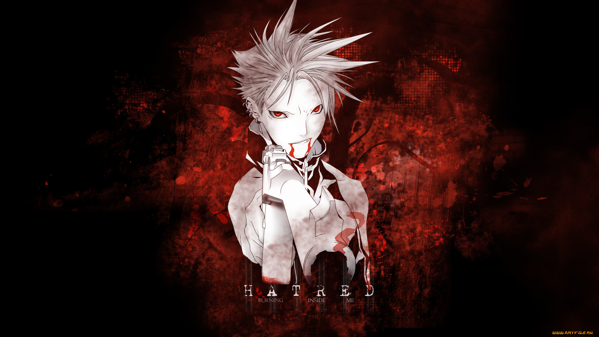 аниме, dogs, bullets, carnage