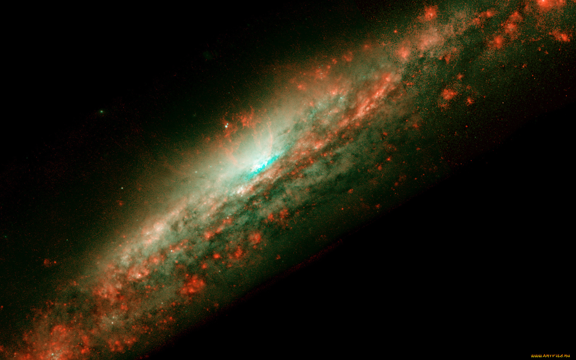 космос, галактики, туманности