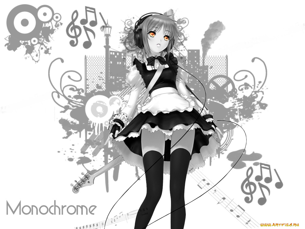 аниме, headphones, instrumental