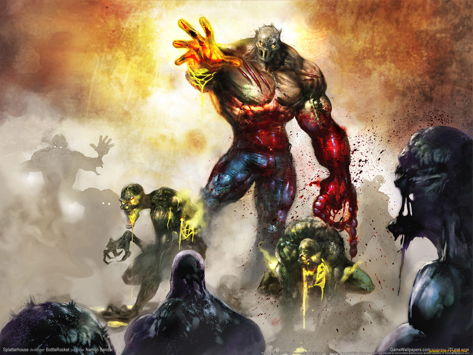 splatterhouse, видео, игры