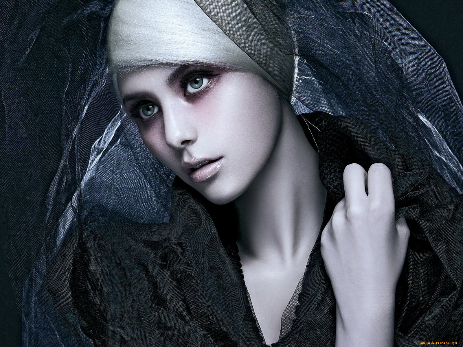 3д, графика, people, люди, чёрная, вдова