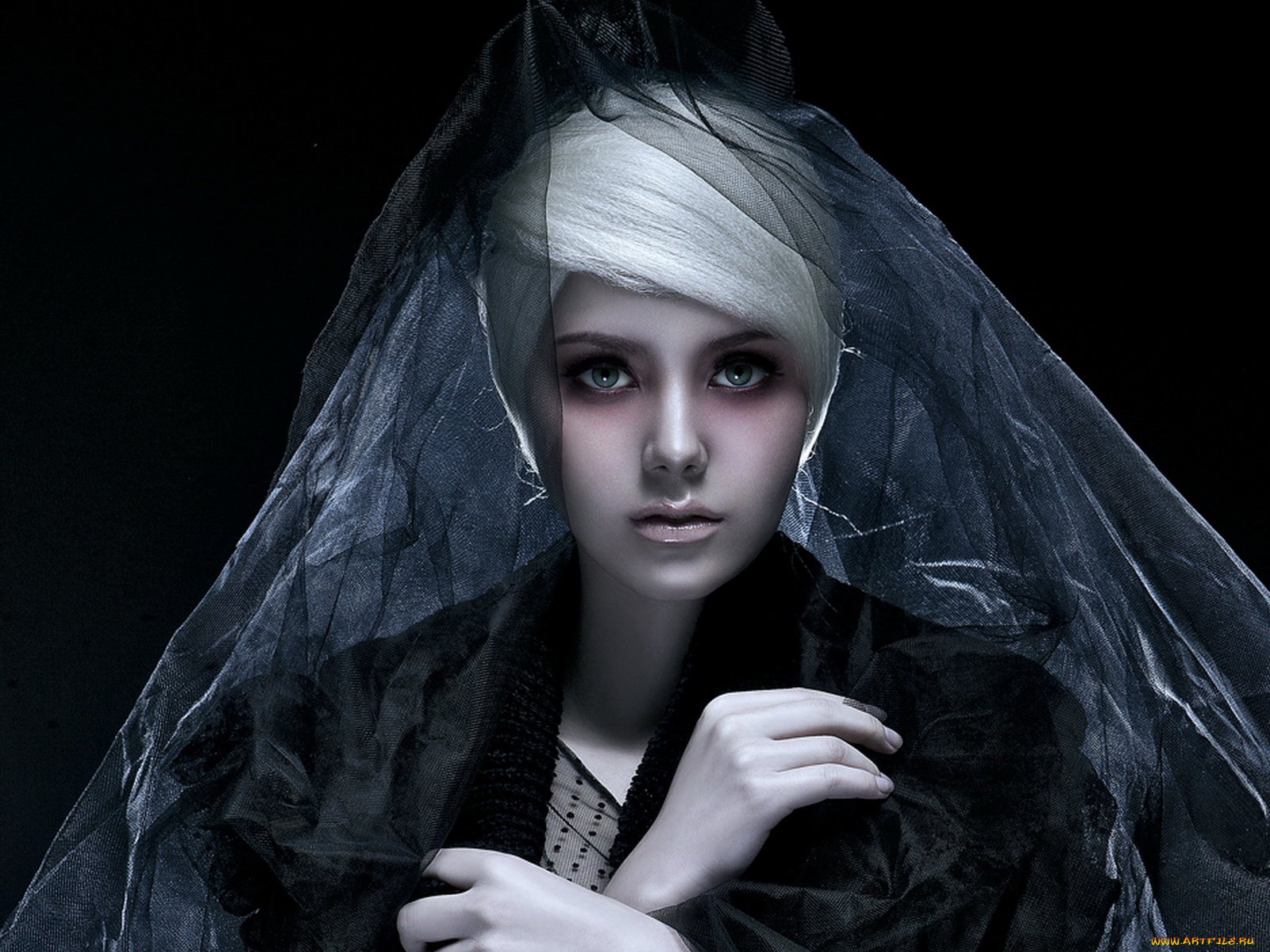 3д, графика, people, люди, чёрная, вдова