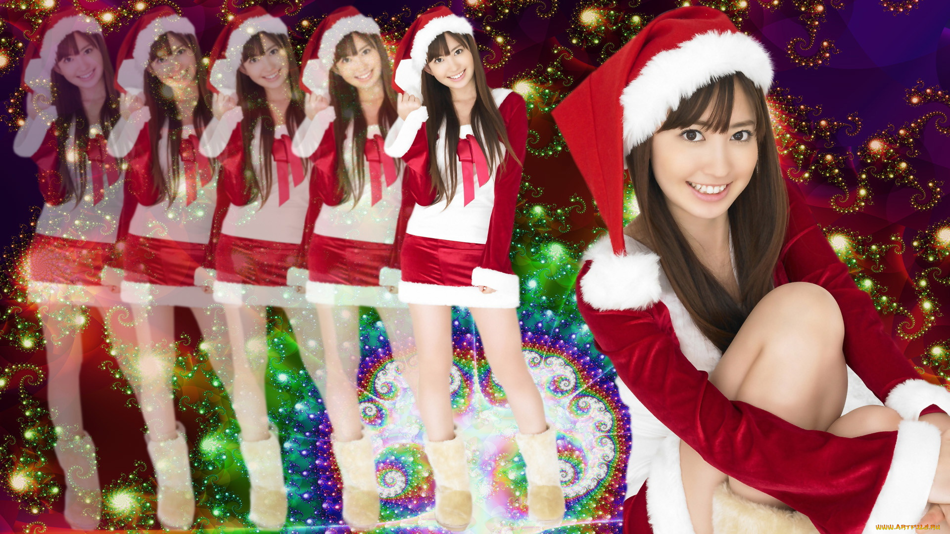 -Unsort, Снегурочки, девушки, unsort, снегурочки, улыбка