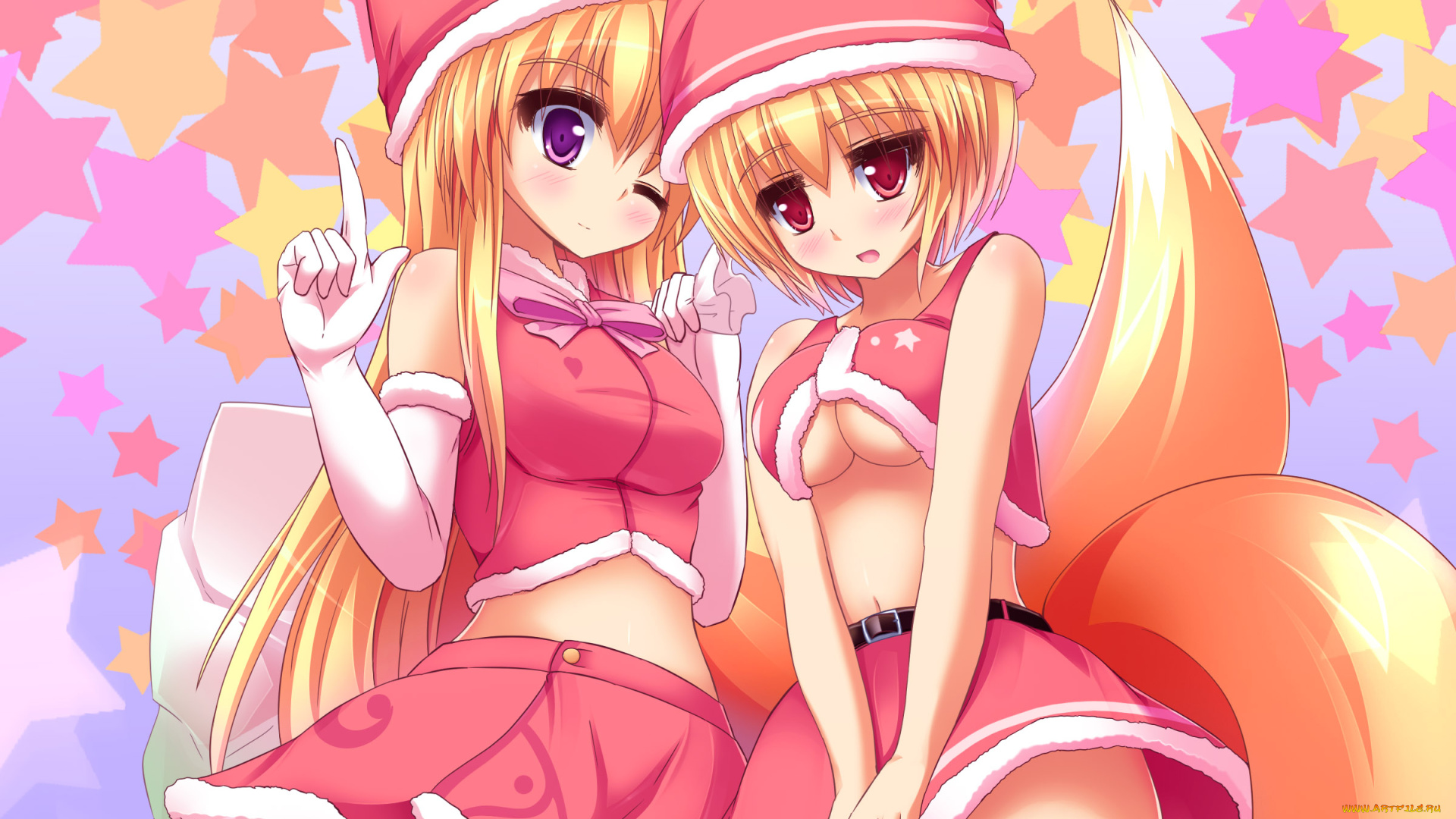 аниме, touhou, ran, yakumo, yukari