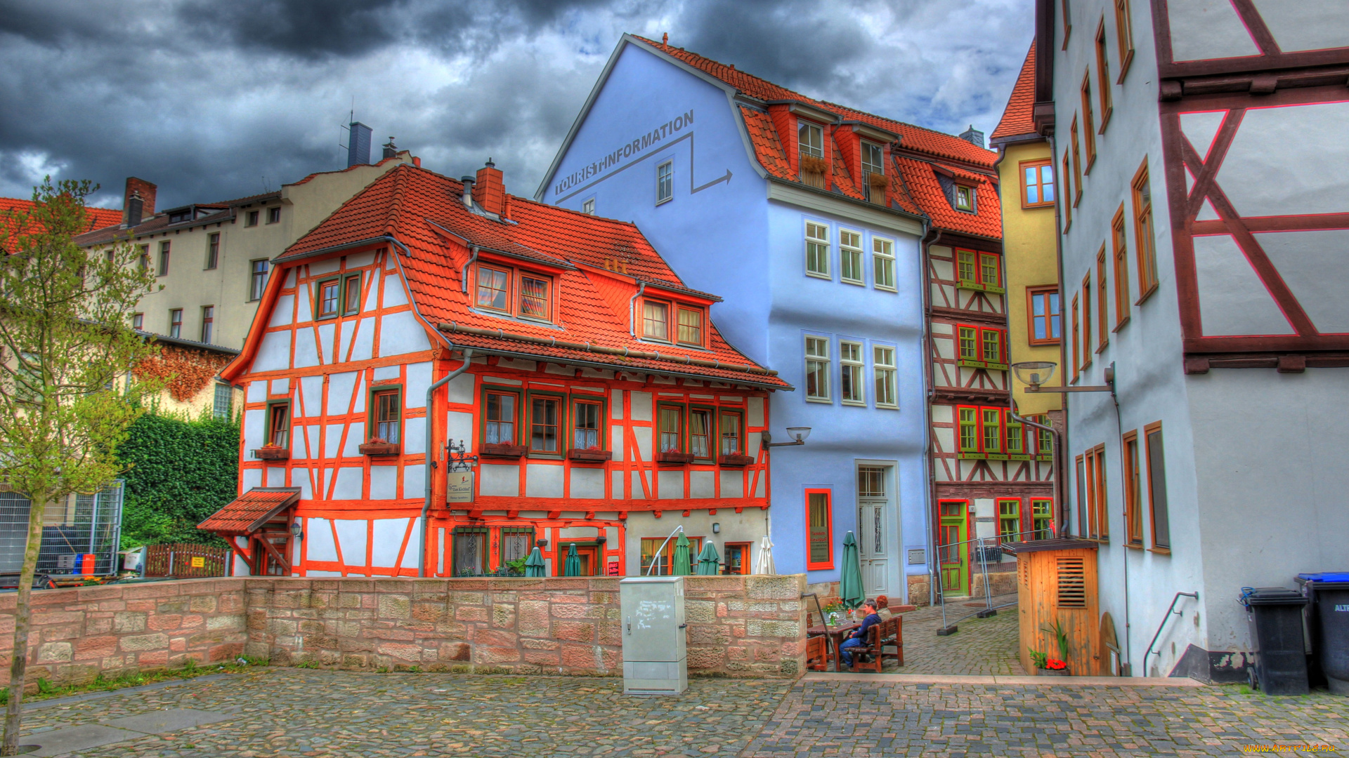 германия, курорт, шмалькальден, города, улицы, площади, набережные, дома, улица