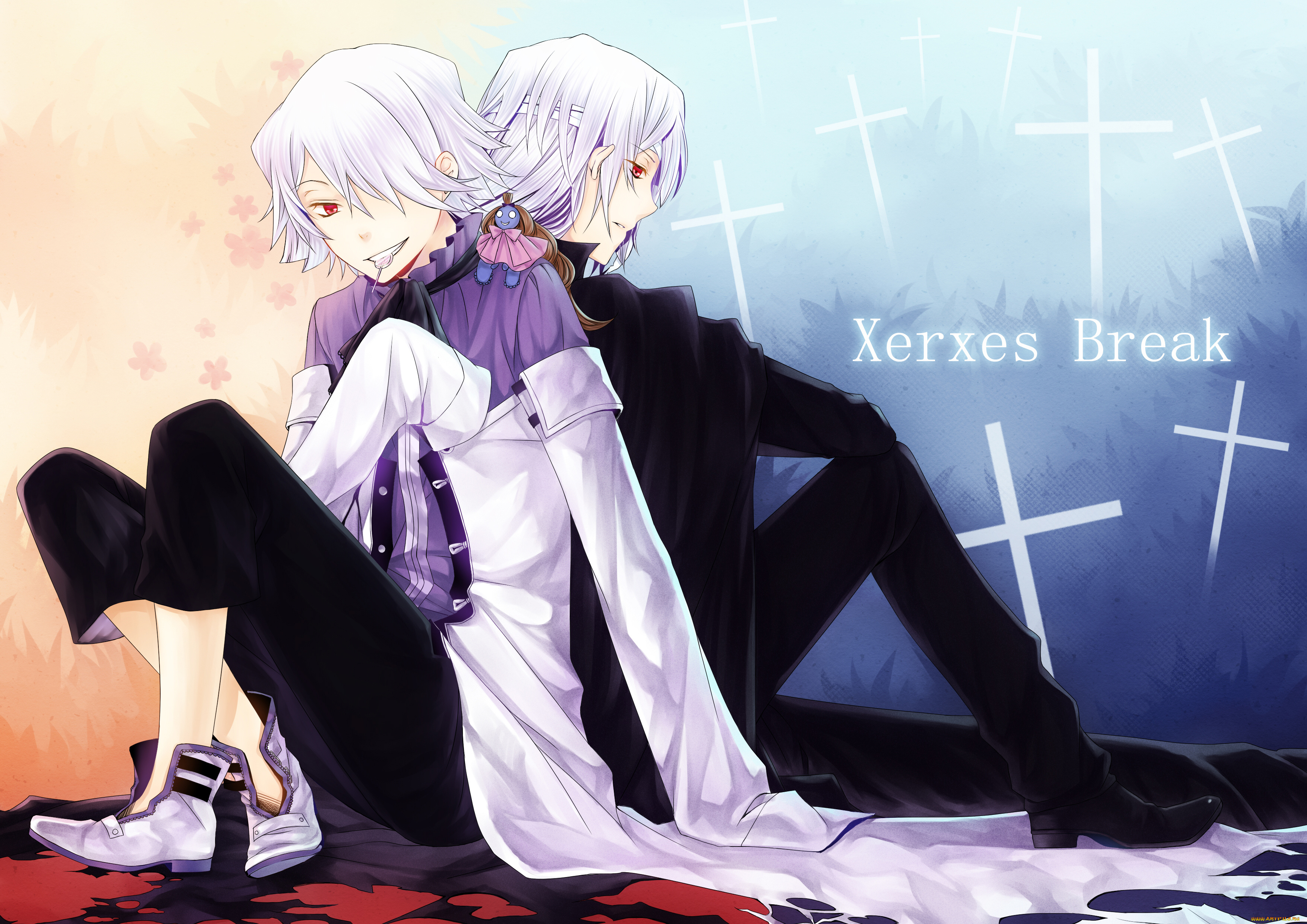 аниме, pandora, hearts, xerxes, break, emily