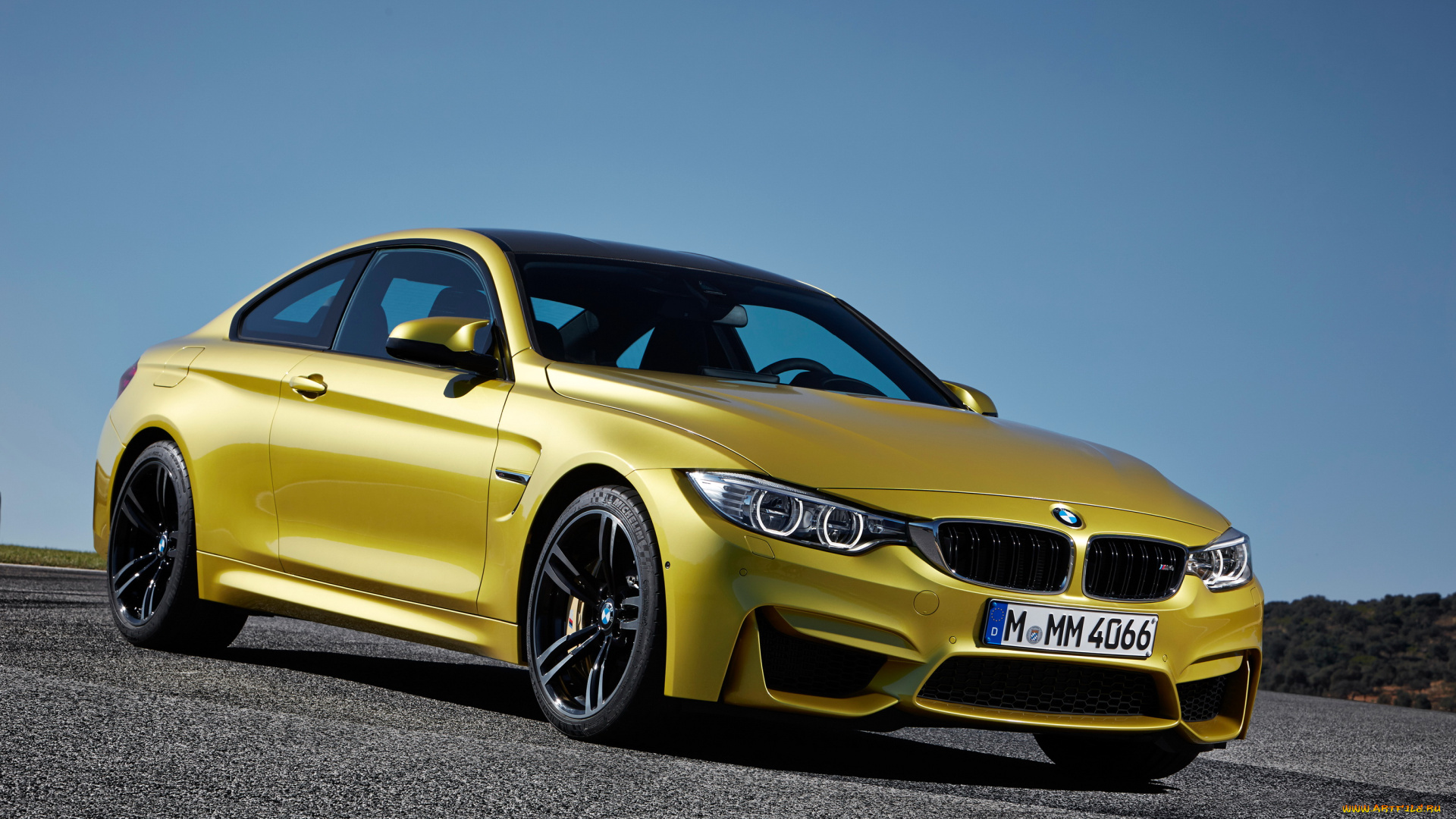 2014, bmw, m4, f32, автомобили, bmw, желтый