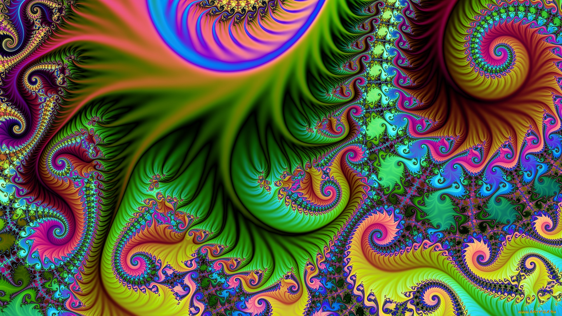 3д, графика, fractal, , фракталы, узор, цвета, фон