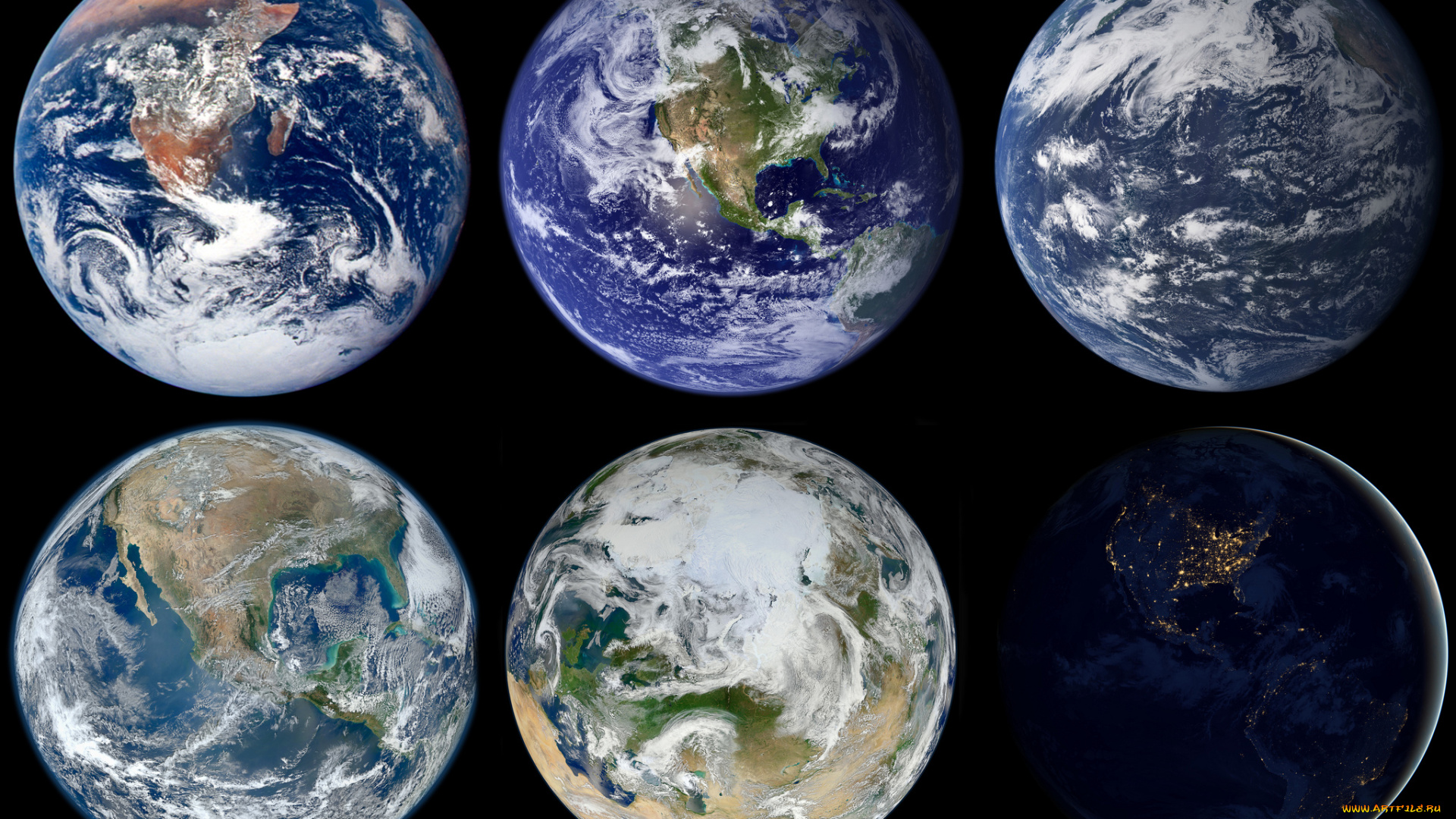 космос, земля, фазы