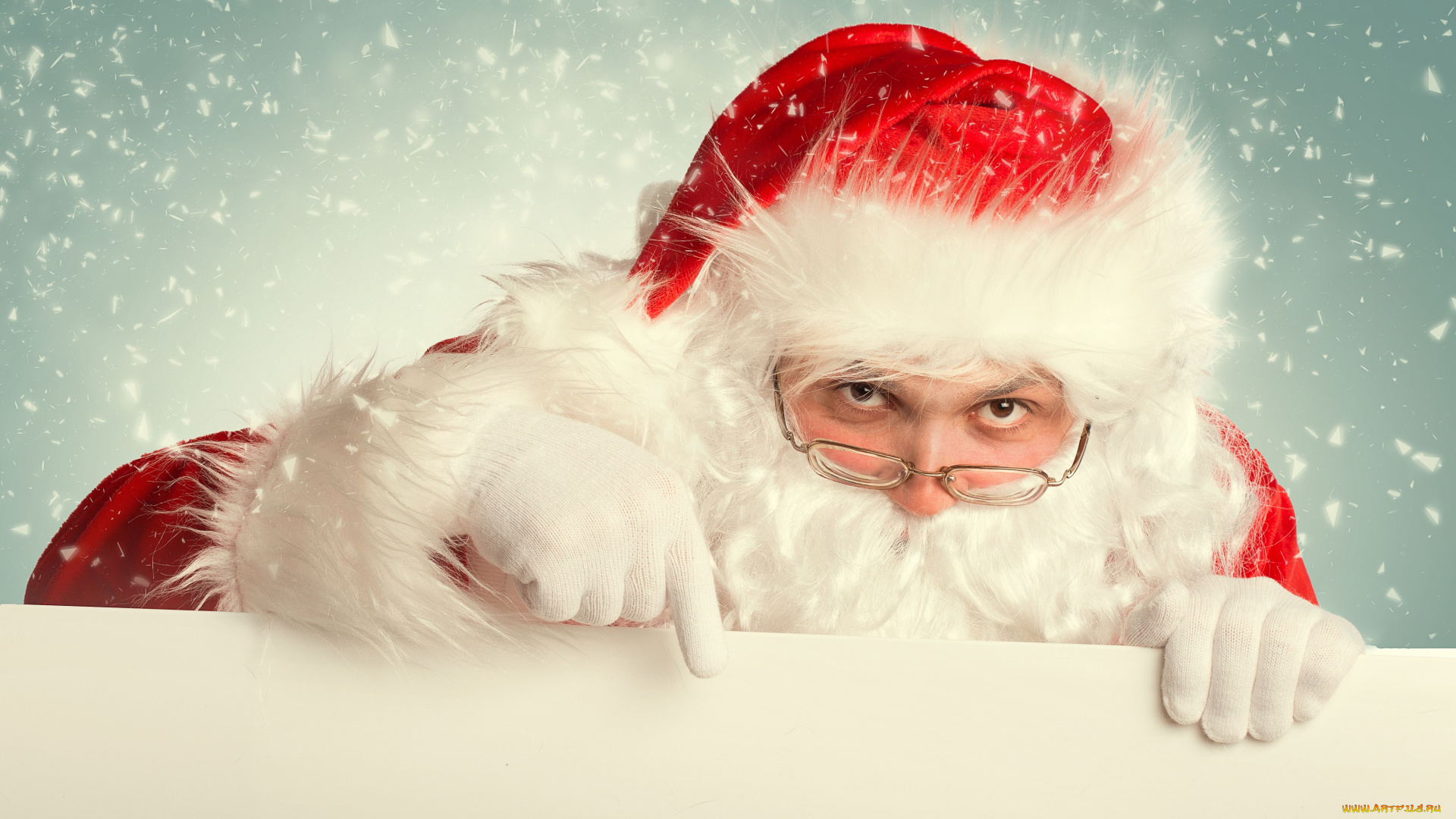 праздничные, дед, мороз, очки, санта, клаус, дед, мороз
