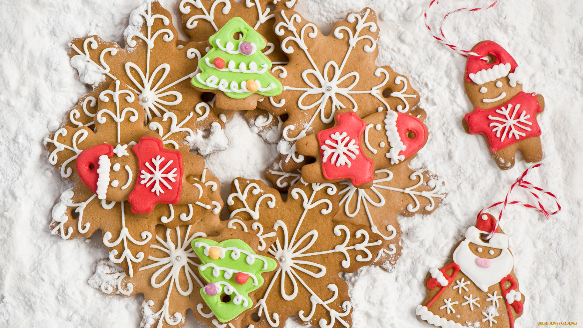 праздничные, угощения, печенье