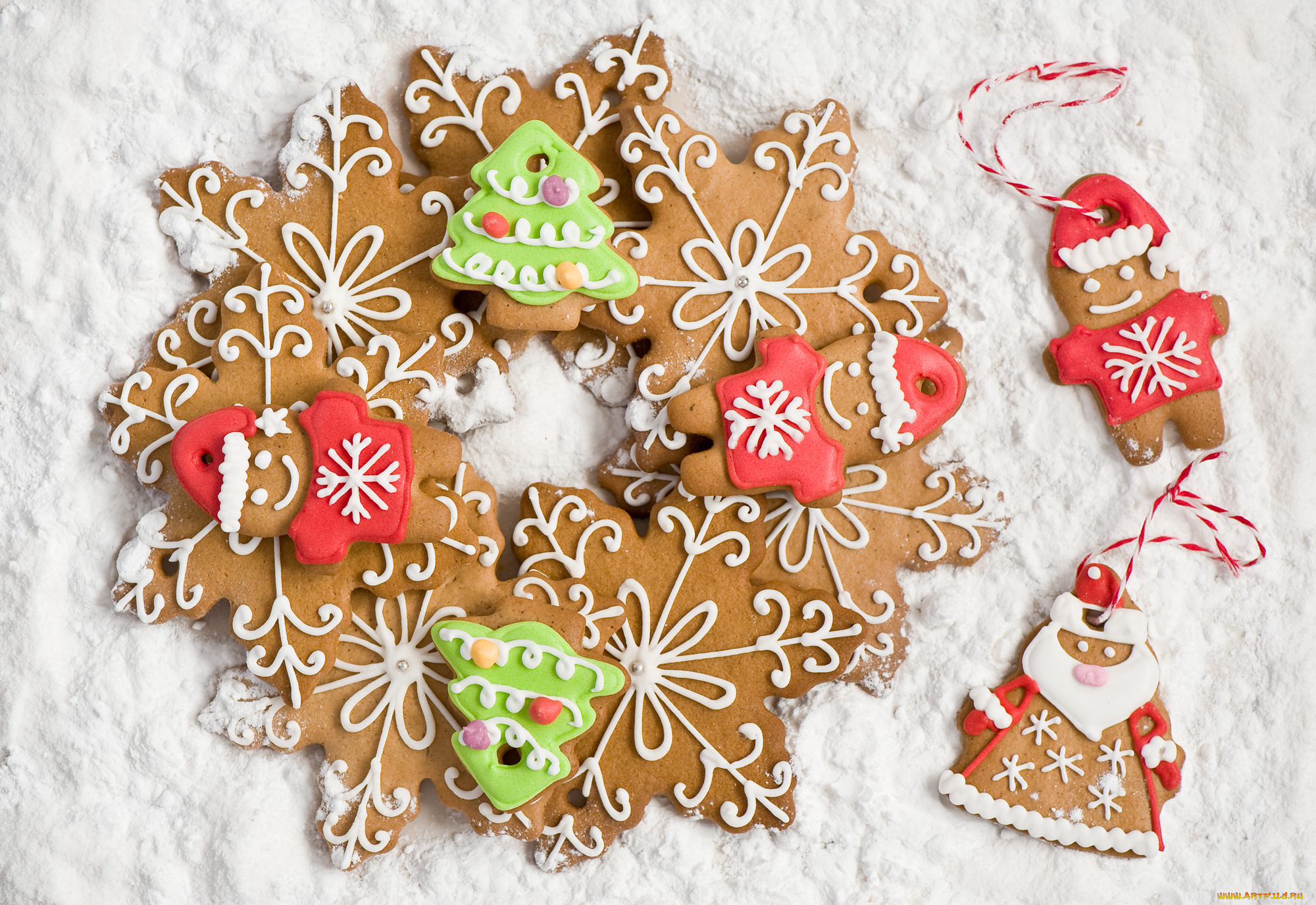 праздничные, угощения, печенье