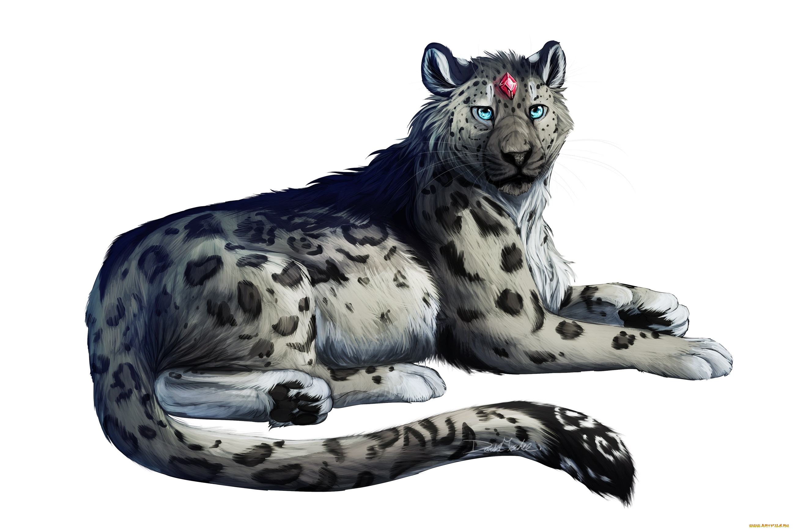 рисованные, животные, , сказочные, , мифические, гепард