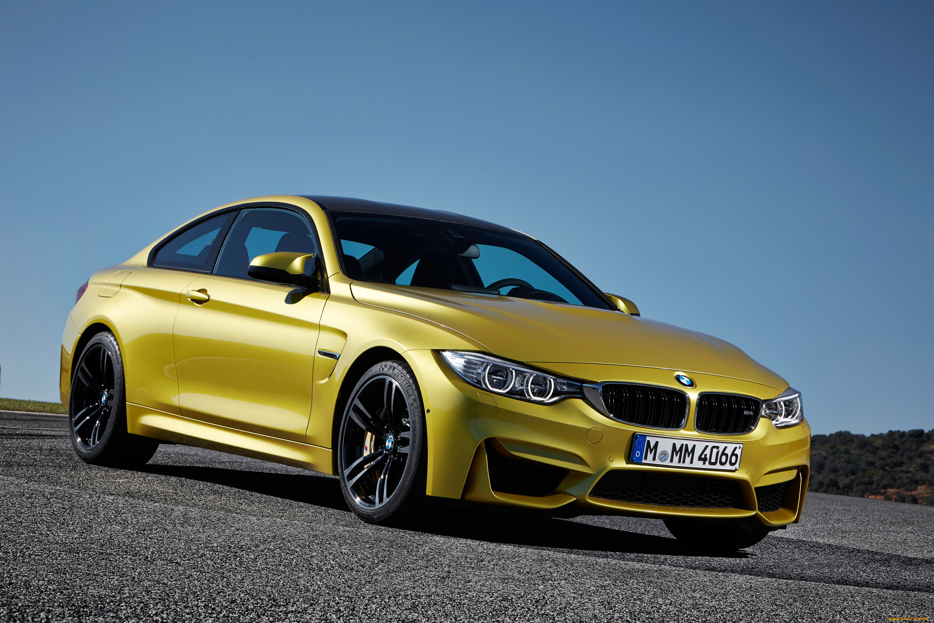 2014, bmw, m4, f32, автомобили, bmw, желтый