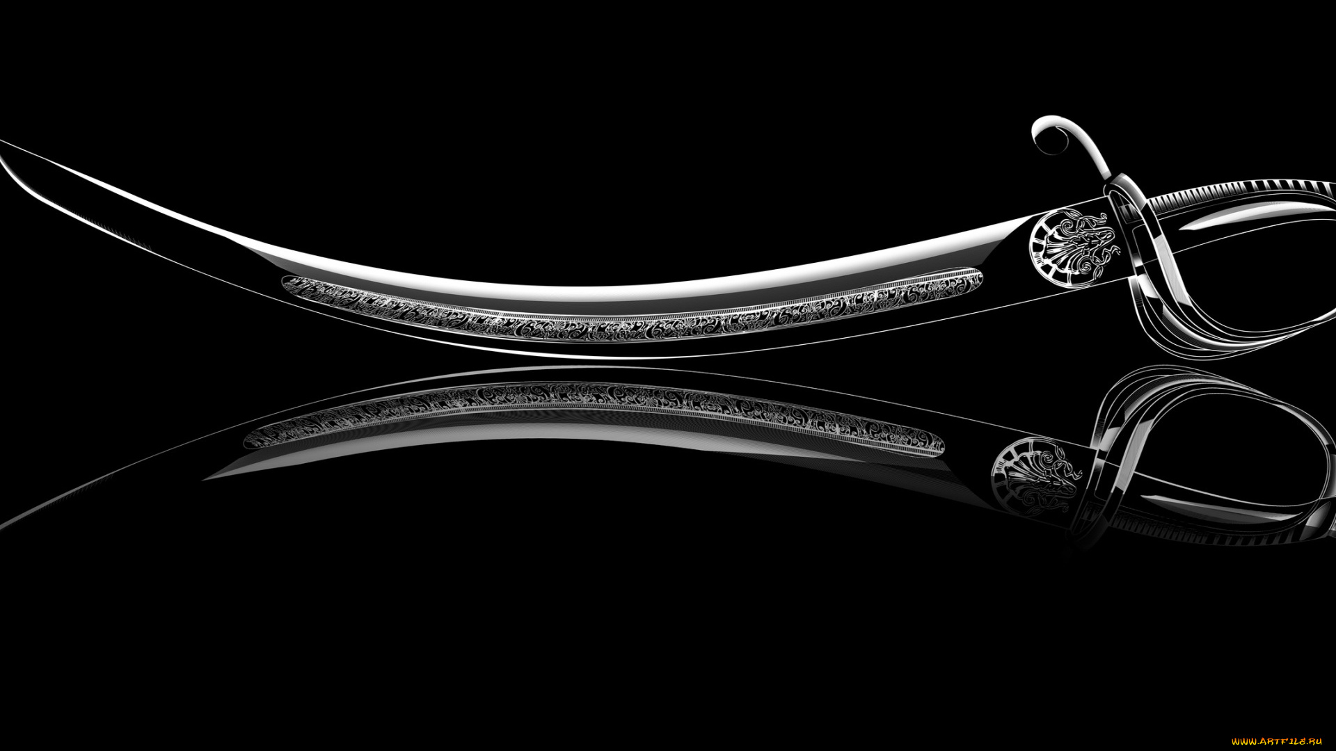 3д, графика, армия, , military, меч, рендеринг, отражение, черный, фон