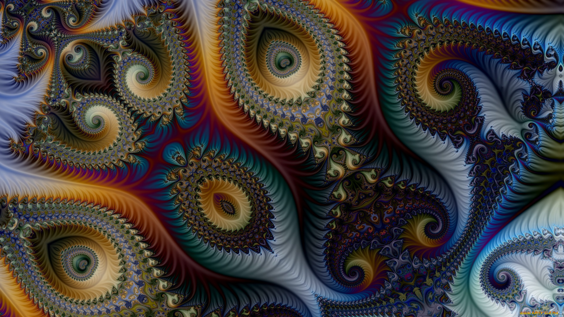 3д, графика, фракталы, , fractal, цвета, фон, узор