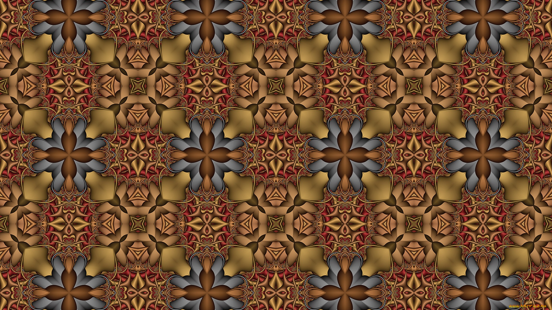 3д, графика, фракталы, , fractal, цвета, узор, фон