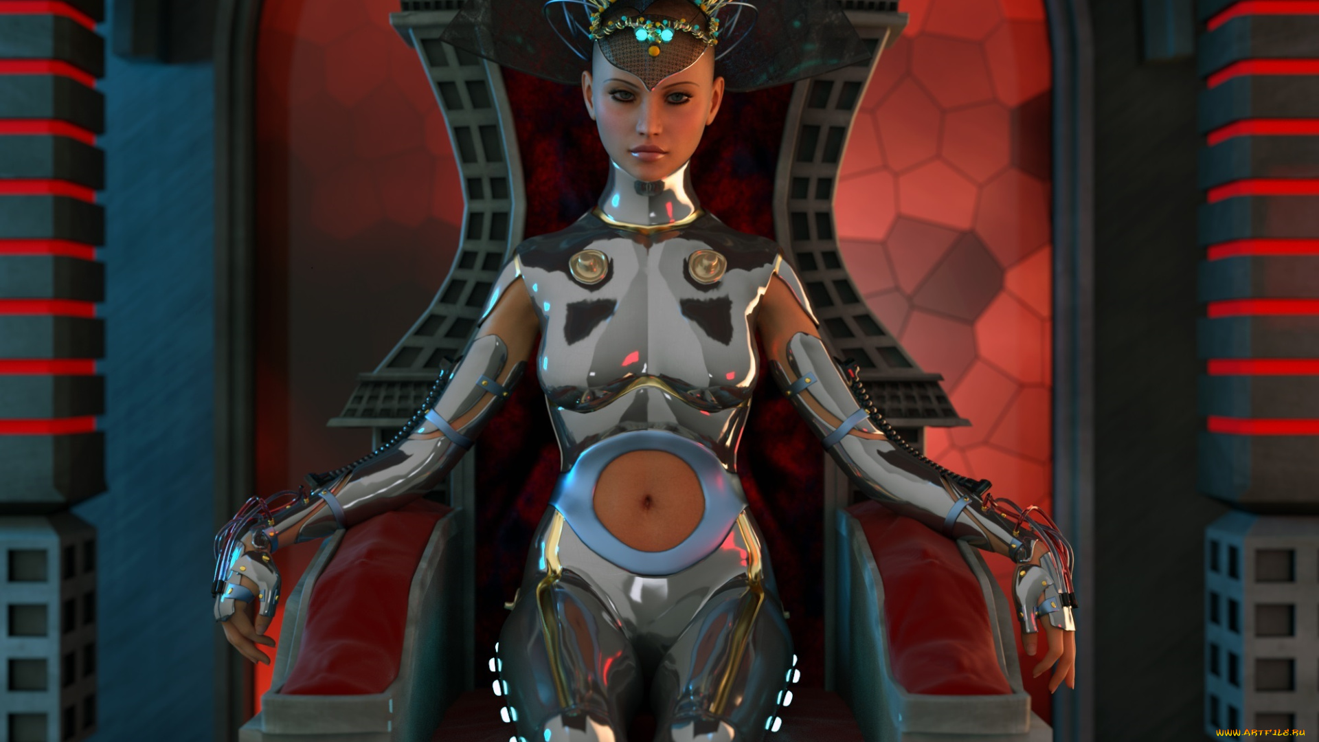 3д, графика, люди, , people, фон, взгляд, девушка, кресло