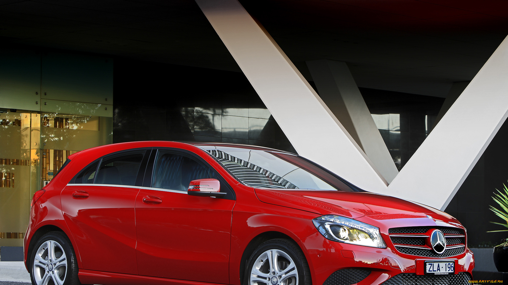 автомобили, mercedes-benz, au-spec, a, 180, красный, w176