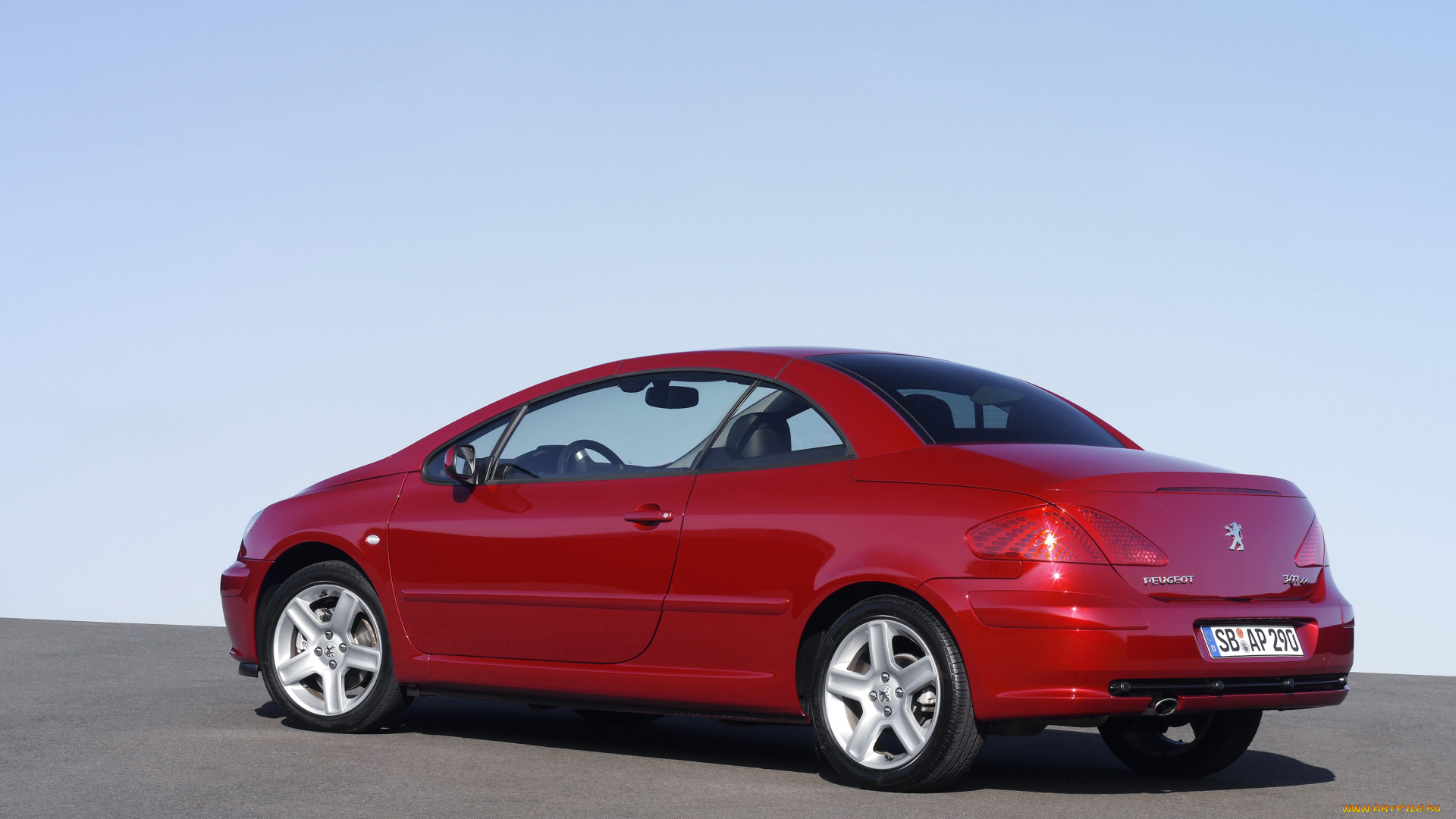 автомобили, peugeot, 307, cc, красный
