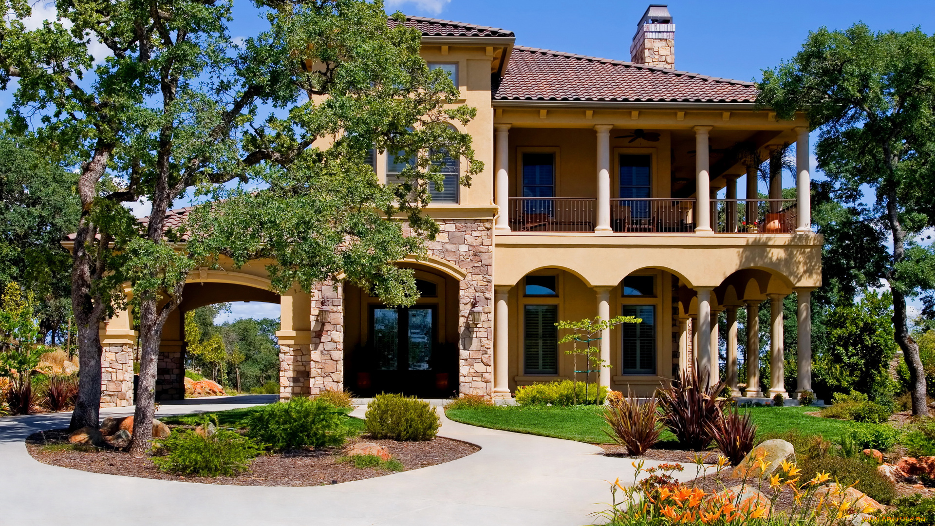 города, -, здания, , дома, особняк, ландшафт, дом