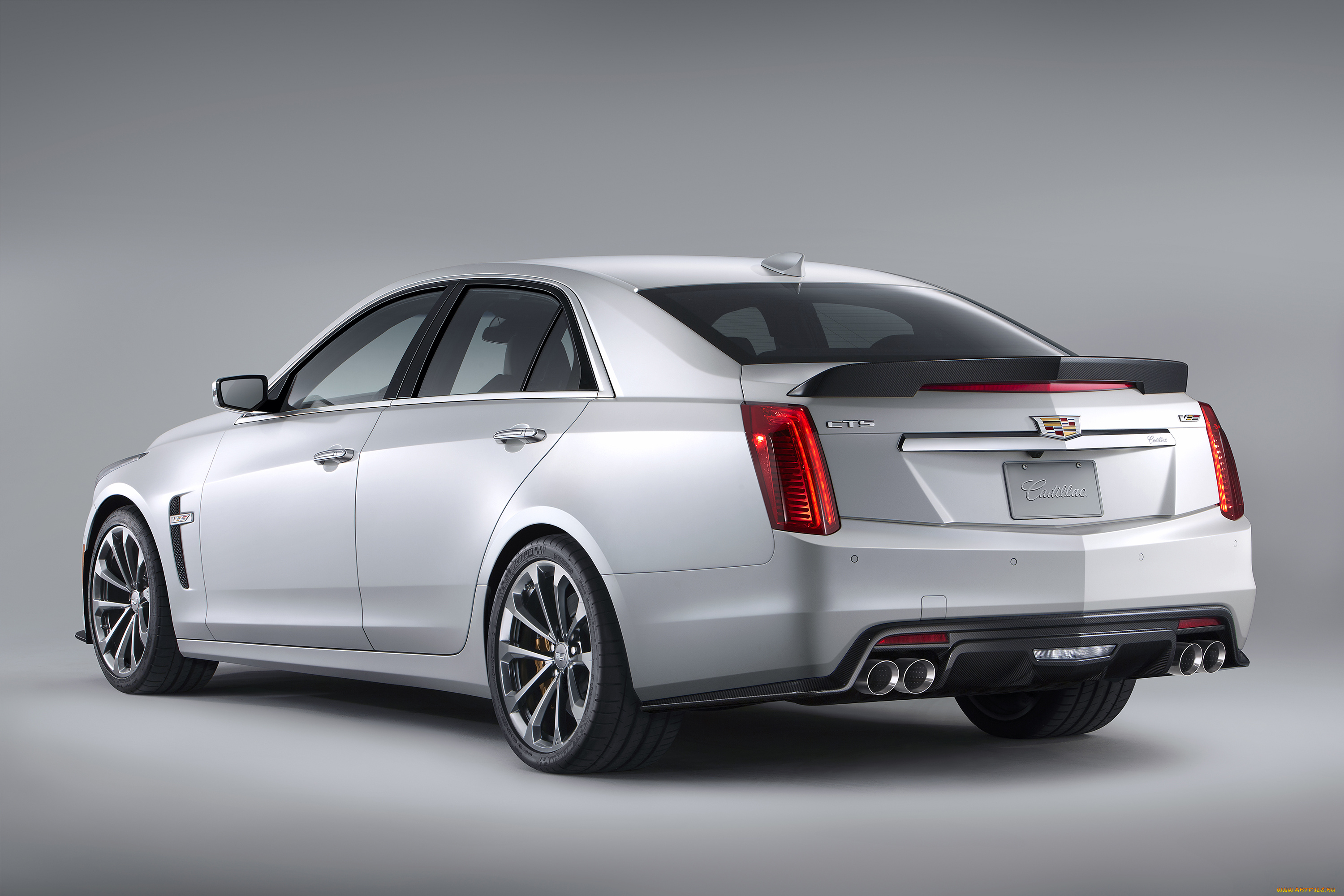 автомобили, cadillac, светлый, cts-v, 2016г