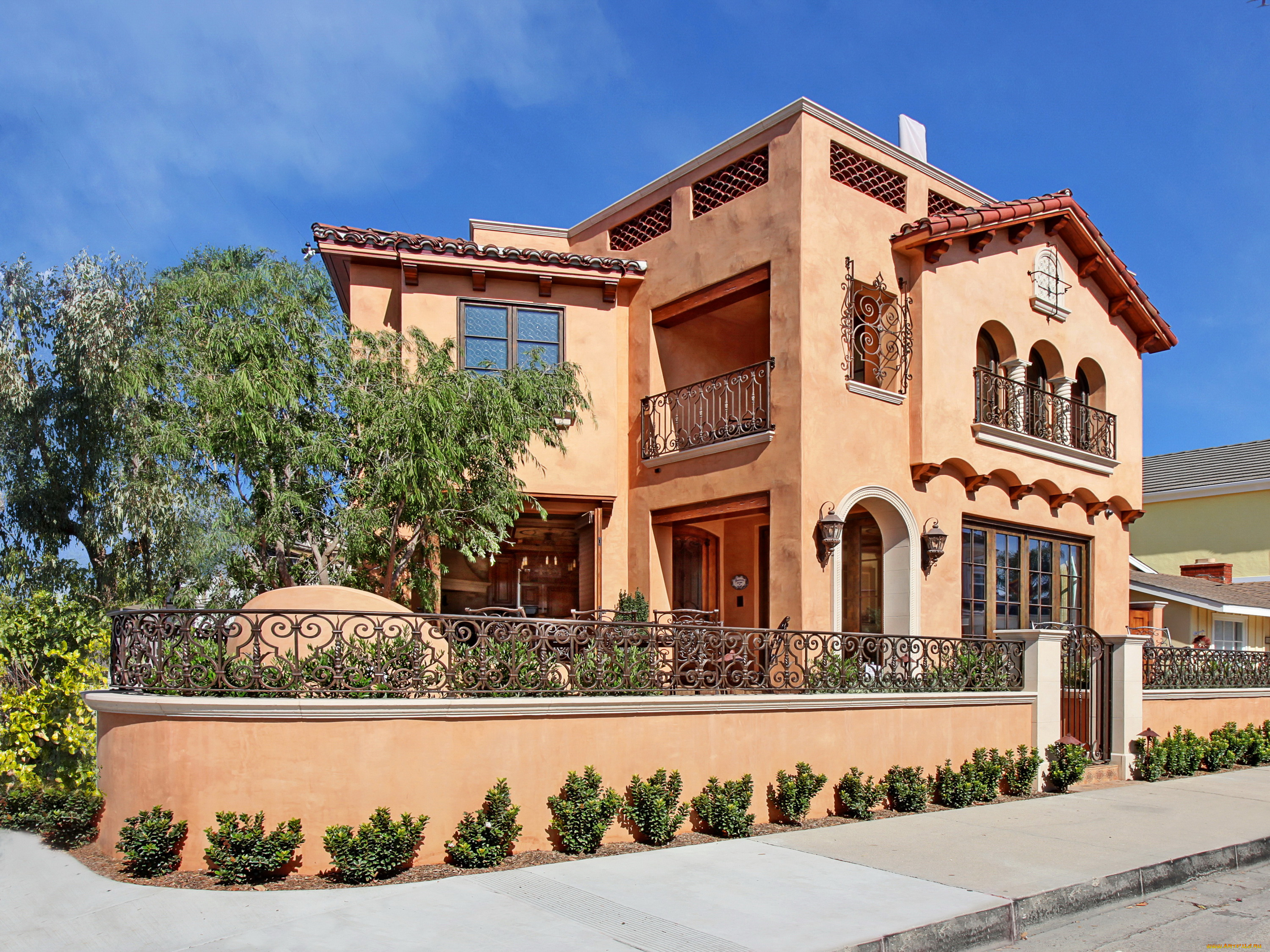 города, -, здания, , дома, особняк, ландшафт, дизайн, дом