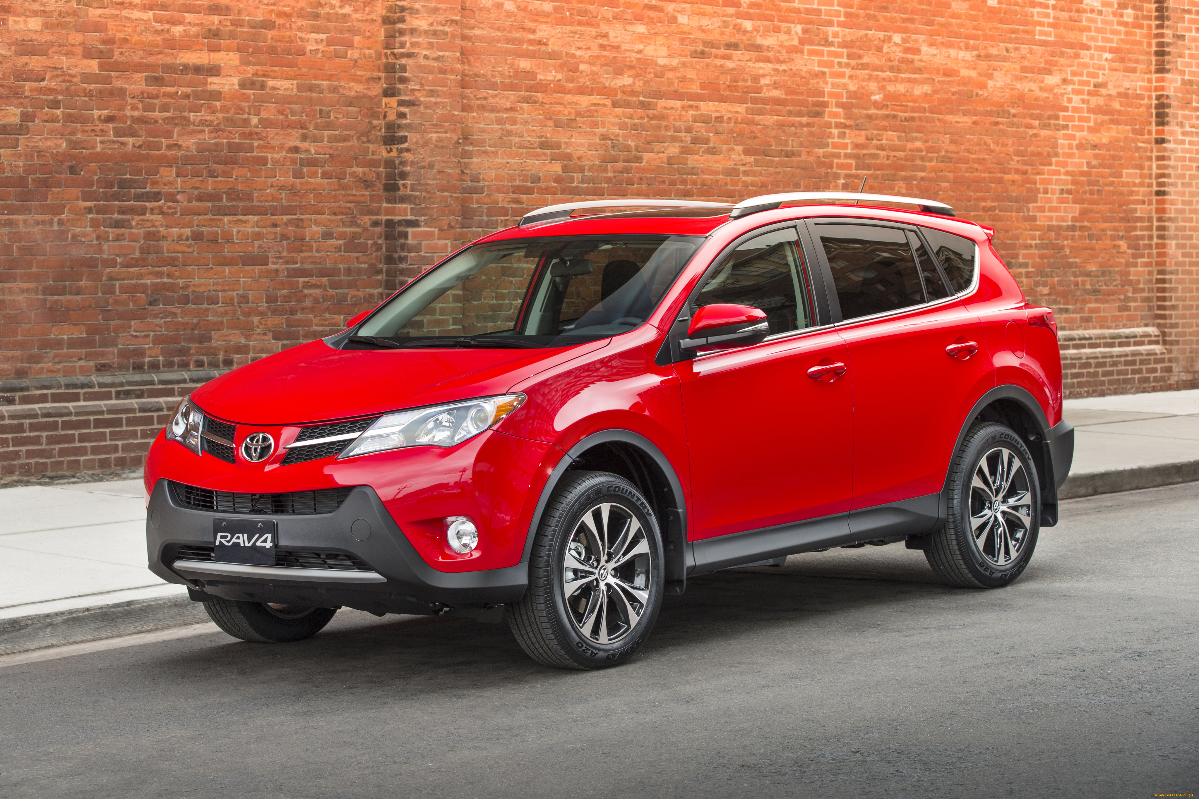 автомобили, toyota, 50th, rav4, 2015г, красный, anniversary