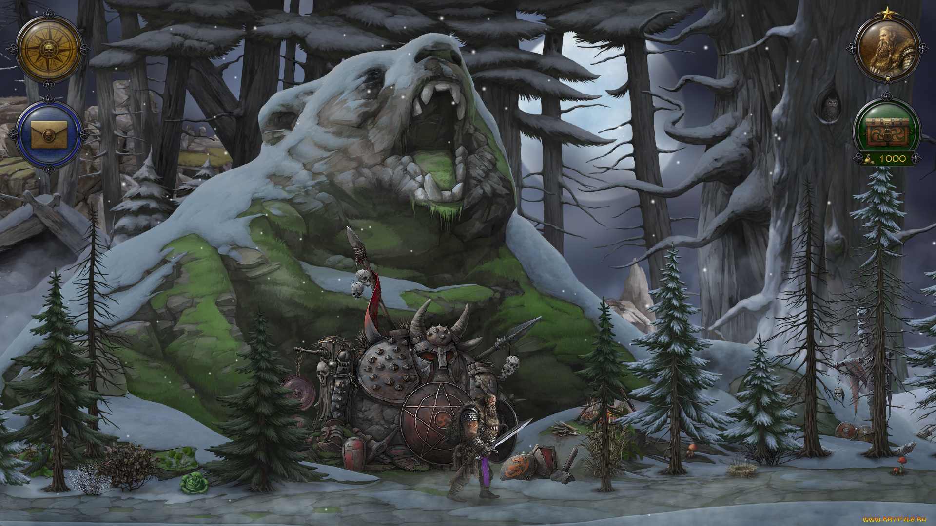 niffelheim, видео, игры, -, , niffelheim, лес, оружие, воин