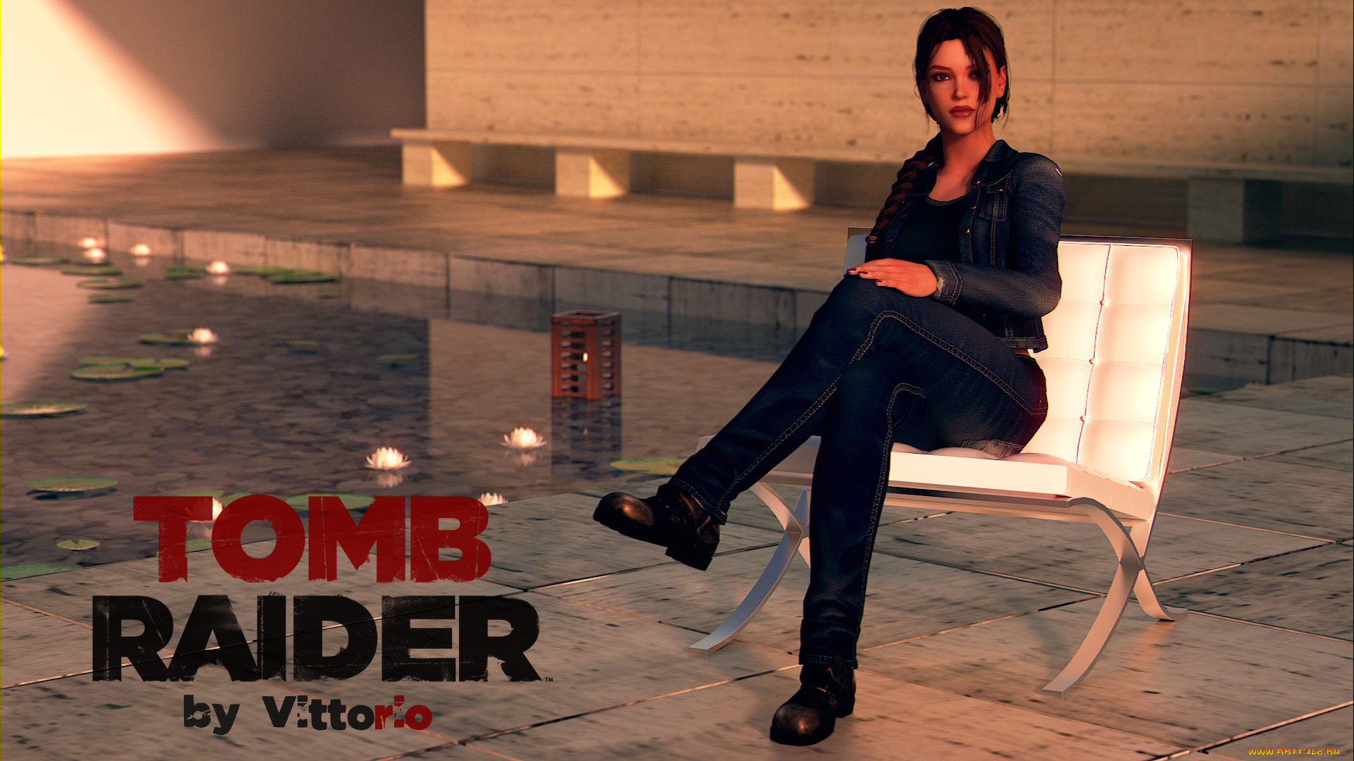 видео, игры, tomb, raider, 2013, девушка, взгляд, фон