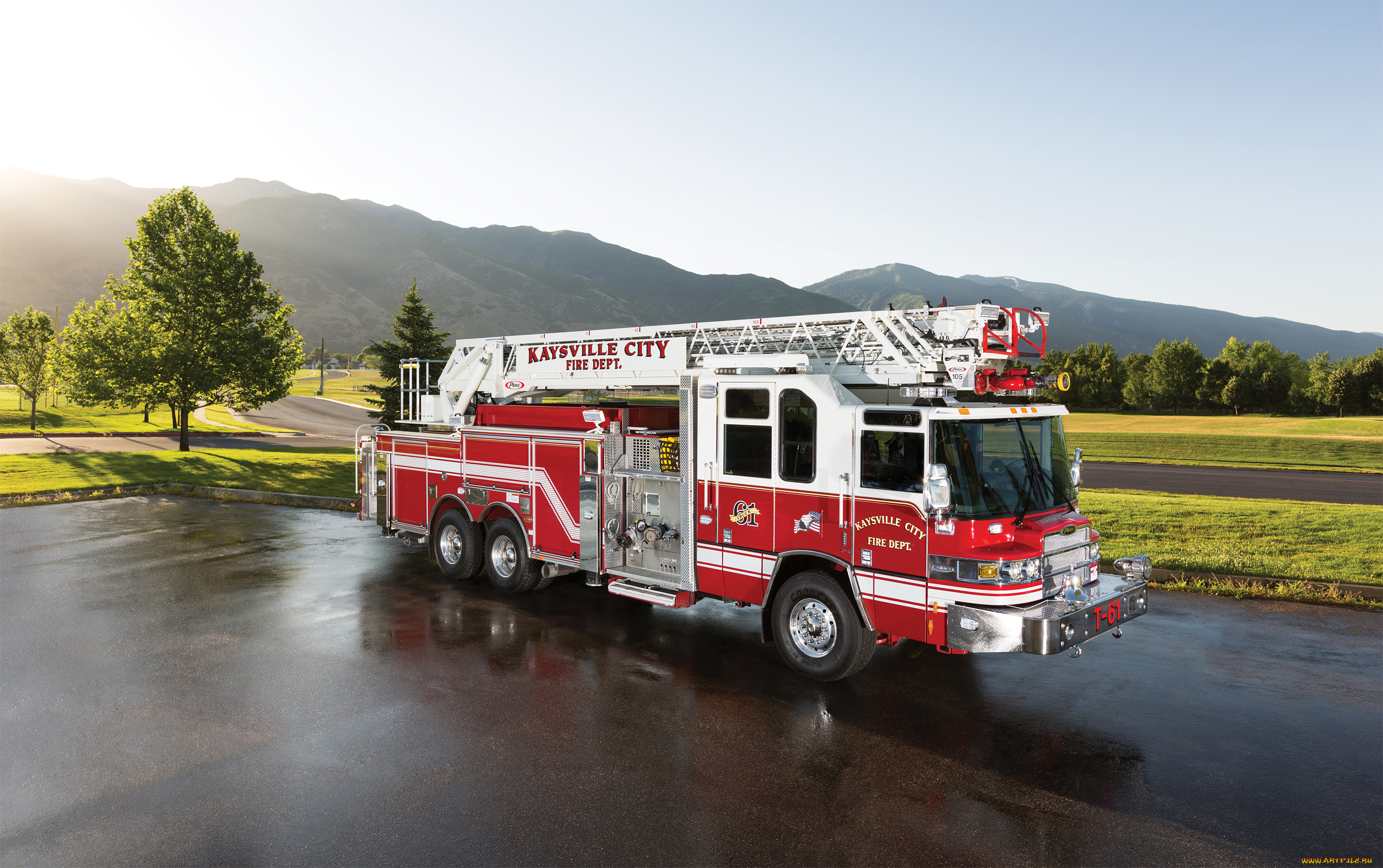 автомобили, пожарные, машины, pierce