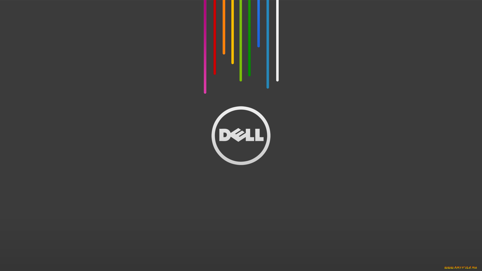 компьютеры, dell, логотип, фон