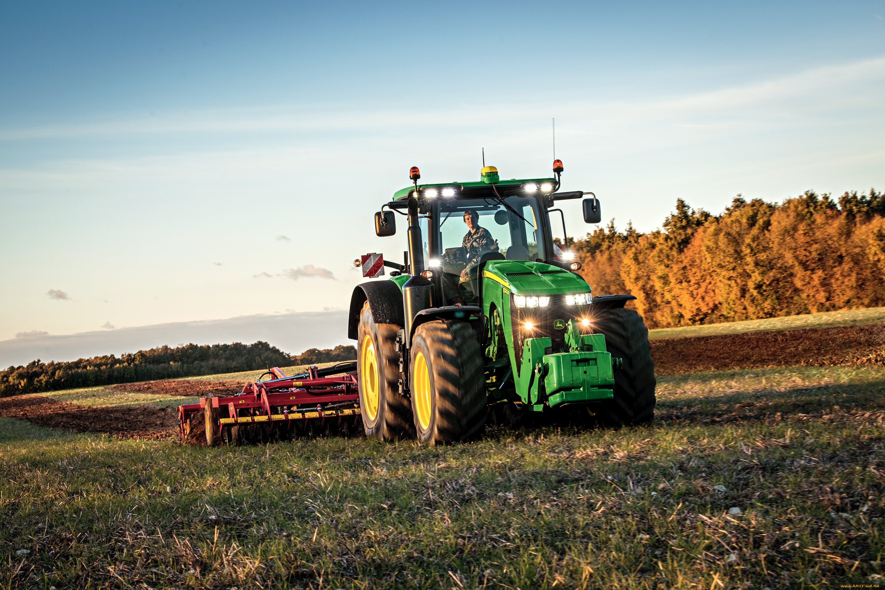 техника, тракторы, john, deere