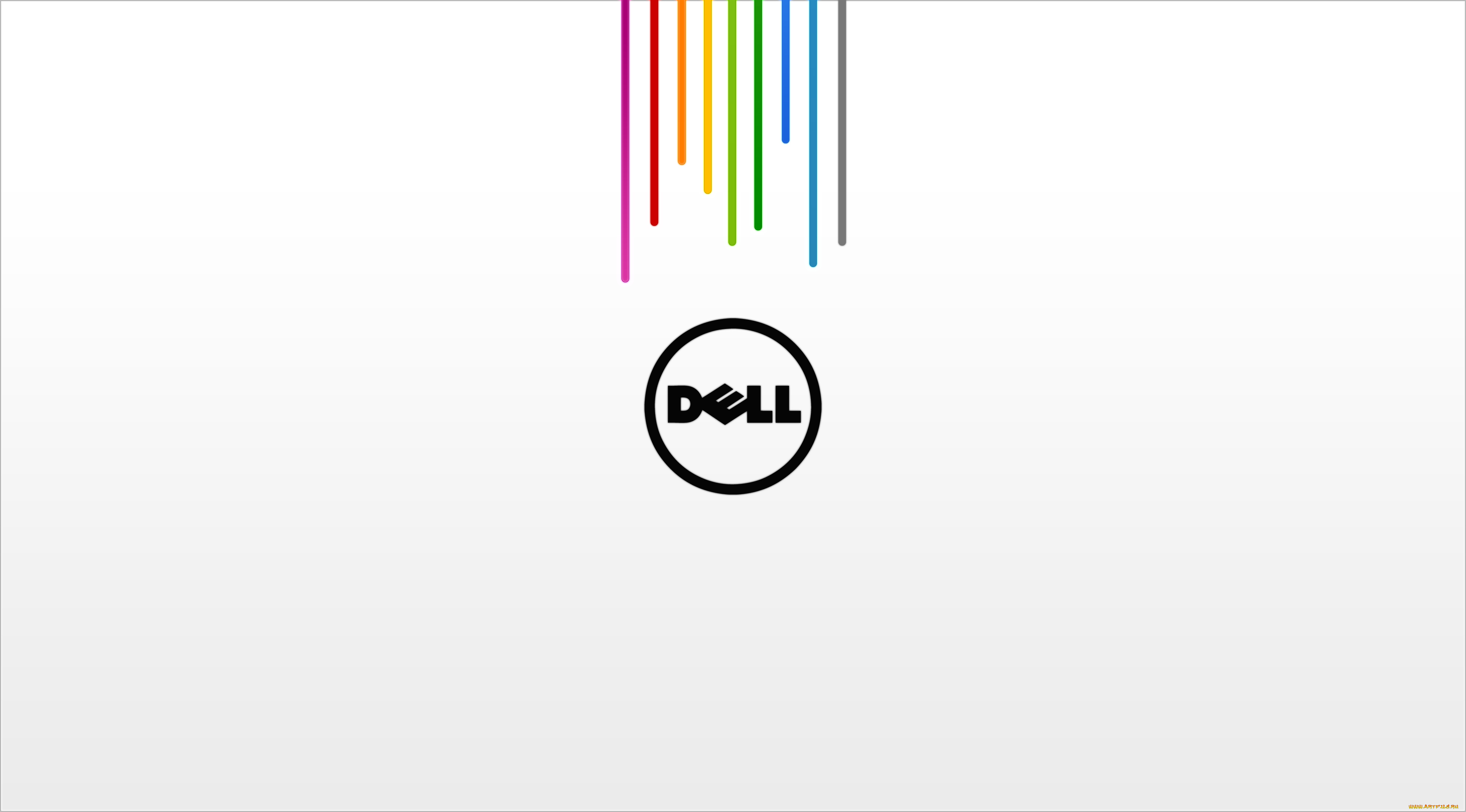 компьютеры, dell, логотип, фон