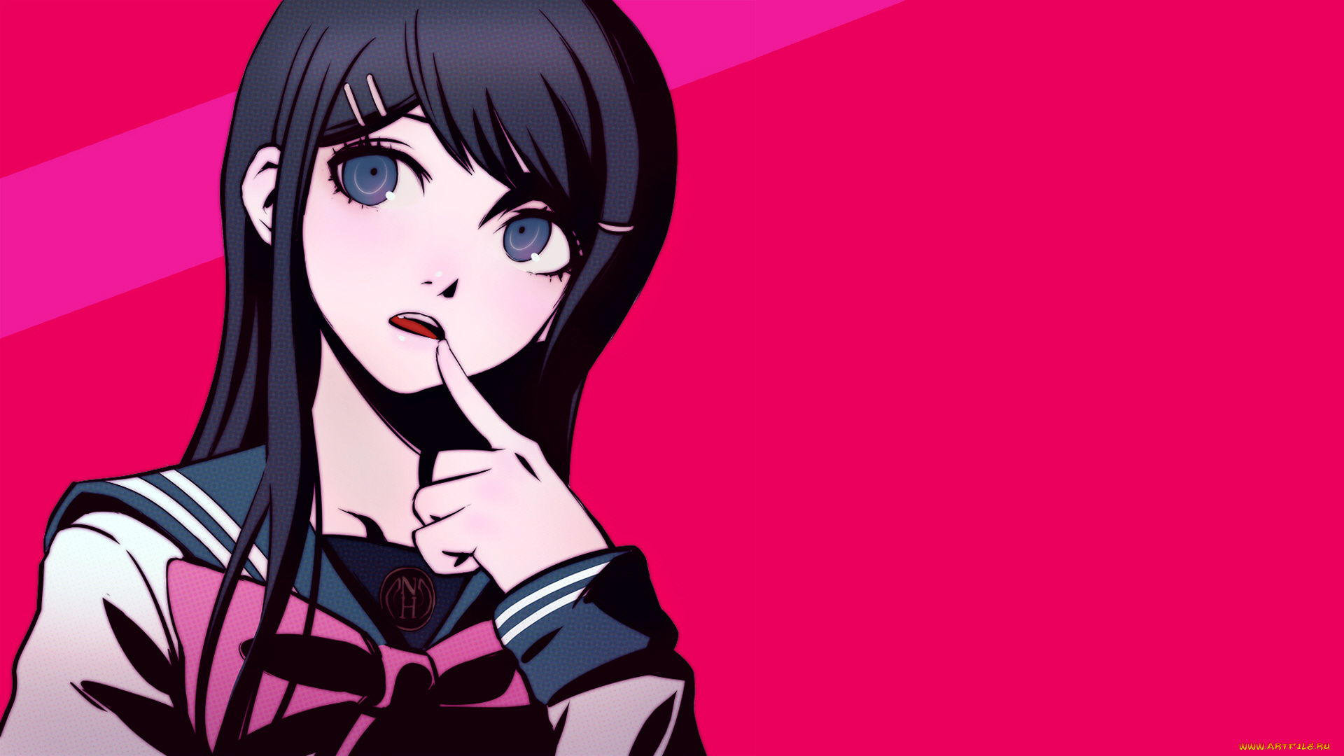 аниме, danganronpa, девушка
