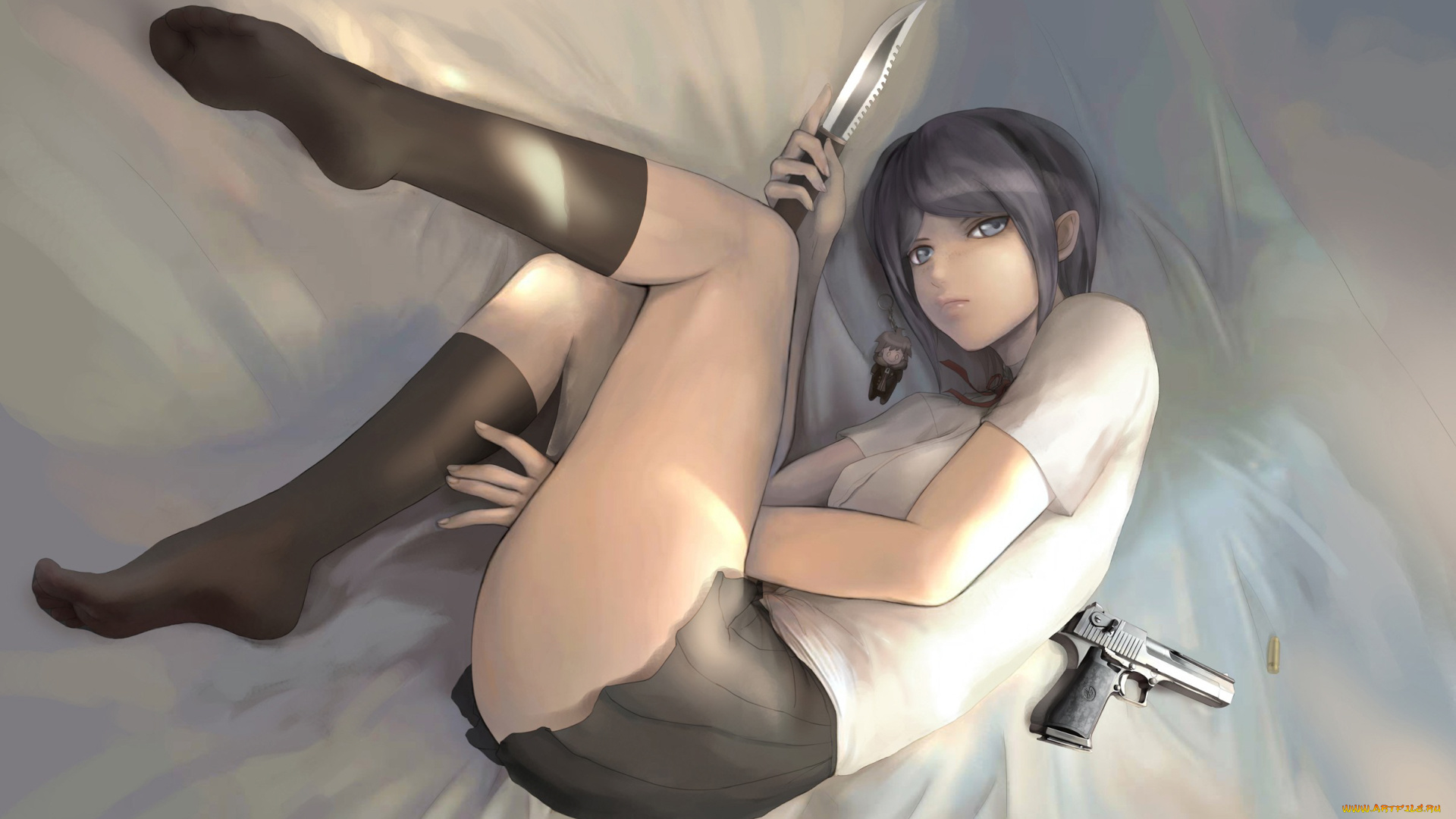 аниме, danganronpa, девушка