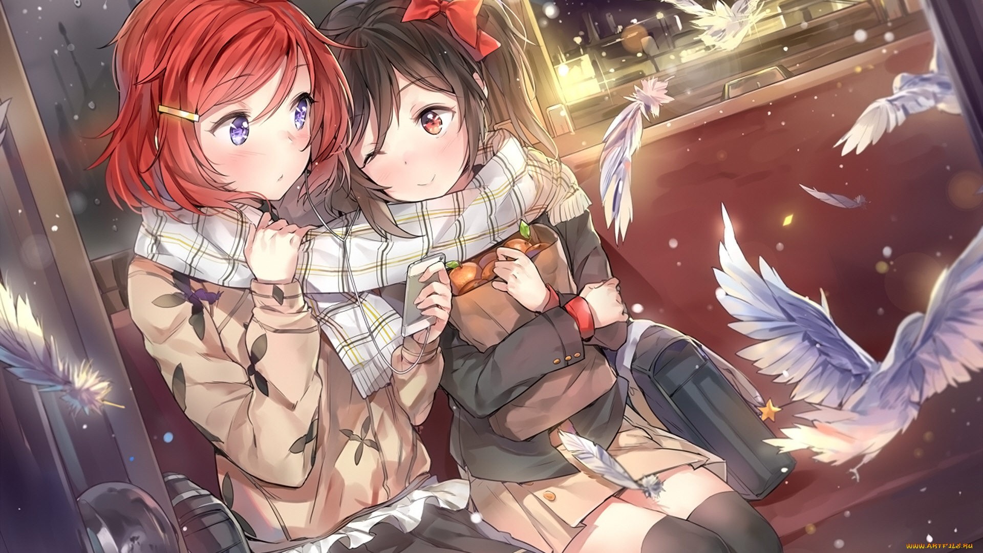 аниме, love, live, , school, idol, project, девушки